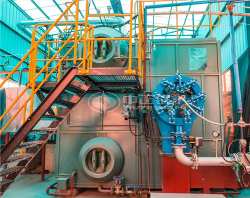 盛澤新型建材15噸SZS系列燃氣飽和蒸汽鍋爐項目